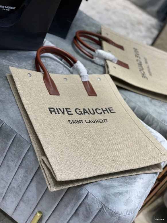 Rep ladies REP SHOPPING S GAUCHE N LINEN COTTON IN YSL BAG AND RIVE 0819